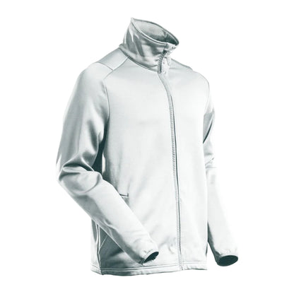 White - Back - Mascot Mens Customised Full Zip Fleece Jacket