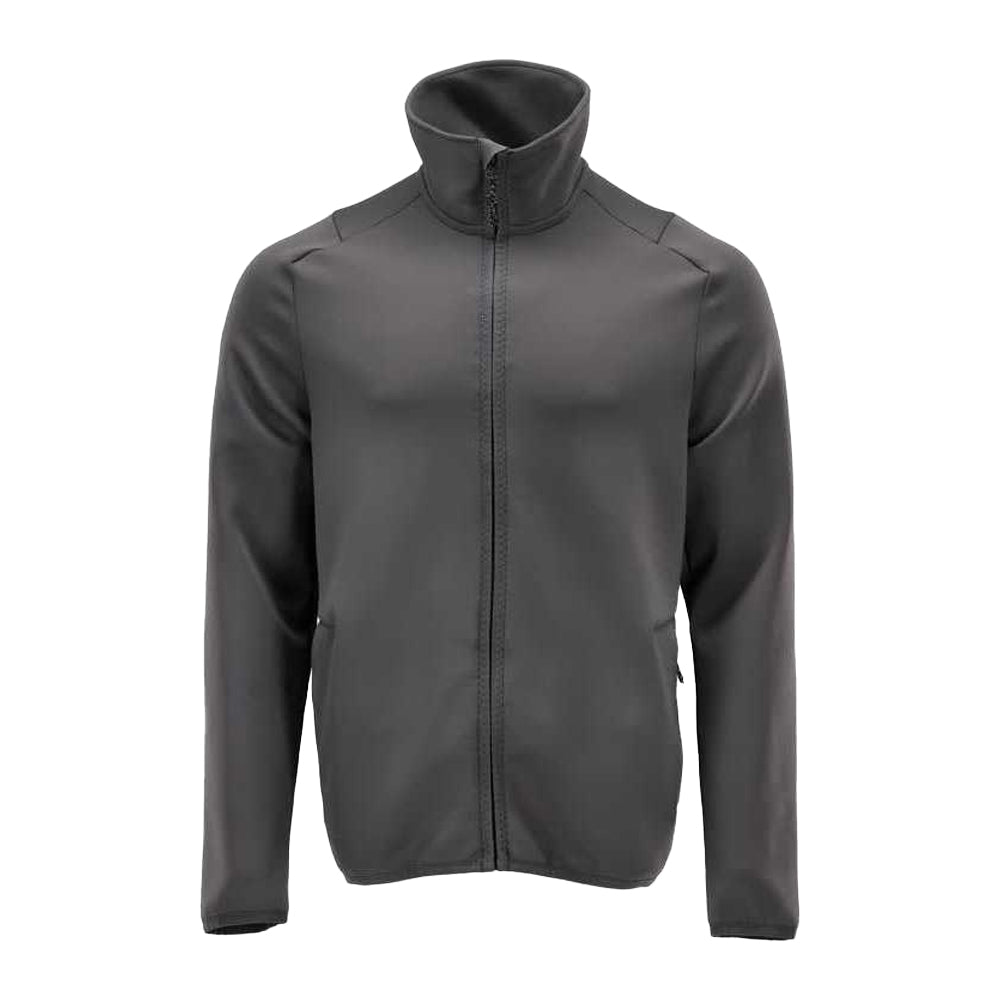 Stone Grey - Front - Mascot Mens Customised Full Zip Fleece Jacket