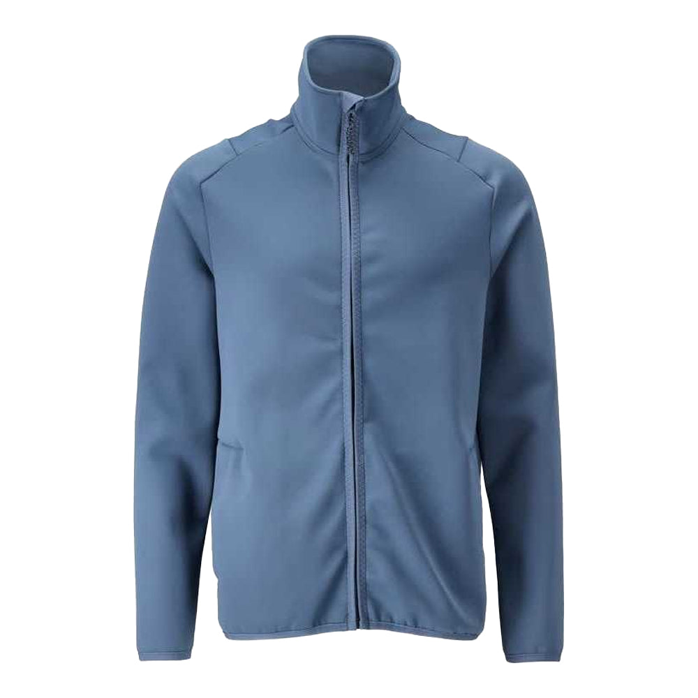 Stone Blue - Front - Mascot Mens Customised Full Zip Fleece Jacket