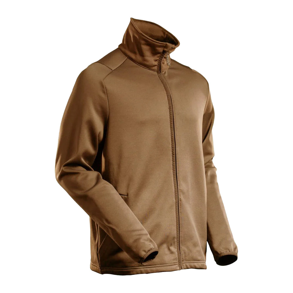 Nut Brown - Back - Mascot Mens Customised Full Zip Fleece Jacket