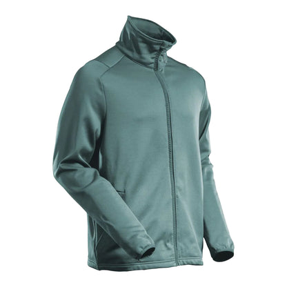 Light Forest Green - Front - Mascot Mens Customised Full Zip Fleece Jacket