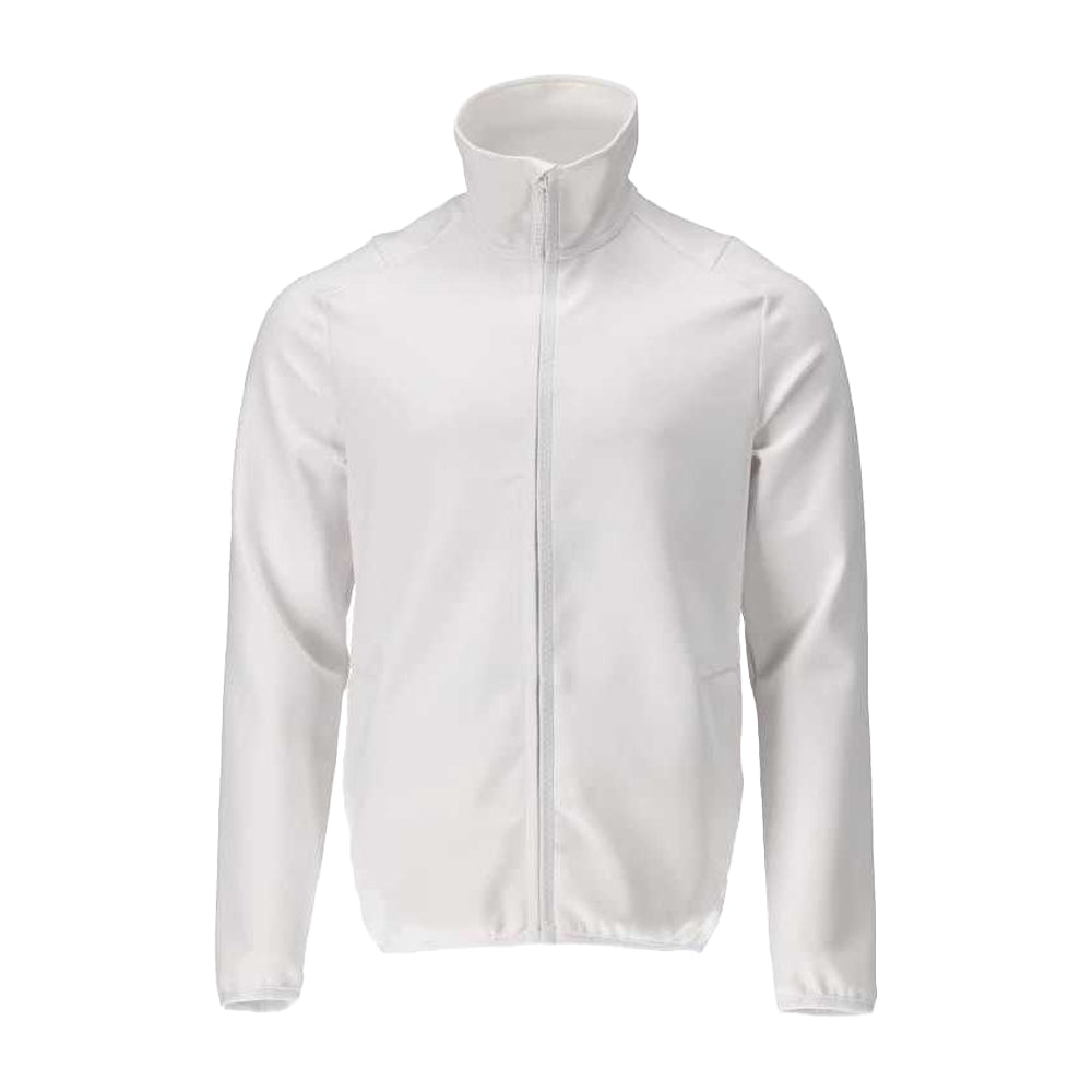 White - Front - Mascot Mens Customised Full Zip Fleece Jacket