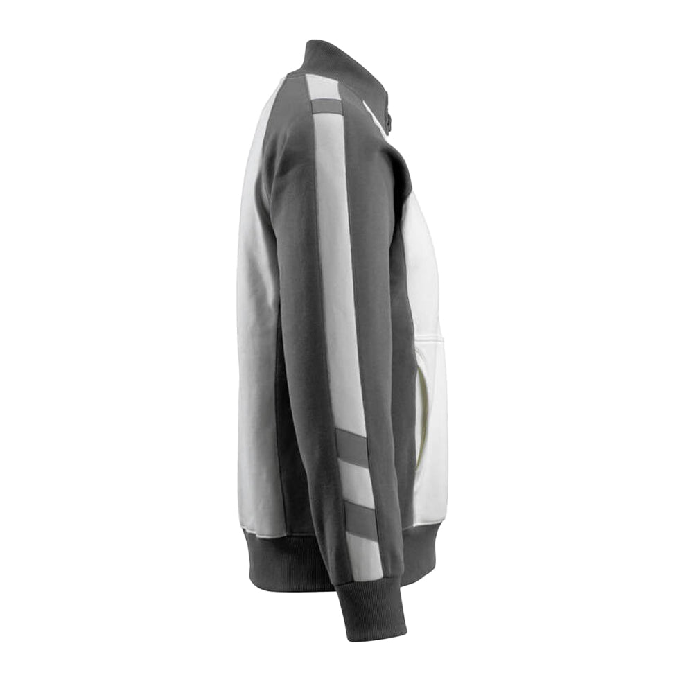 White-Dark Anthracite - Back - Mascot Mens Unique Amberg Zipped Jacket
