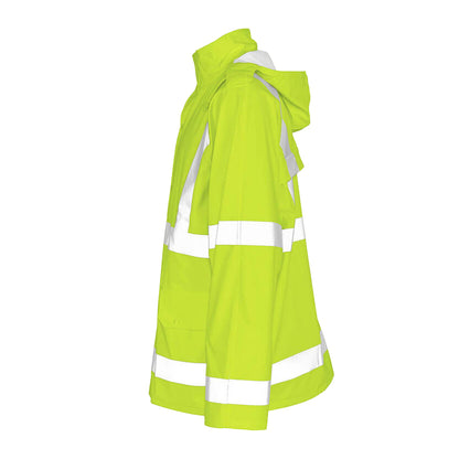 Hi Vis Yellow - Lifestyle - Mascot Mens Safe Aqua Rain Jacket