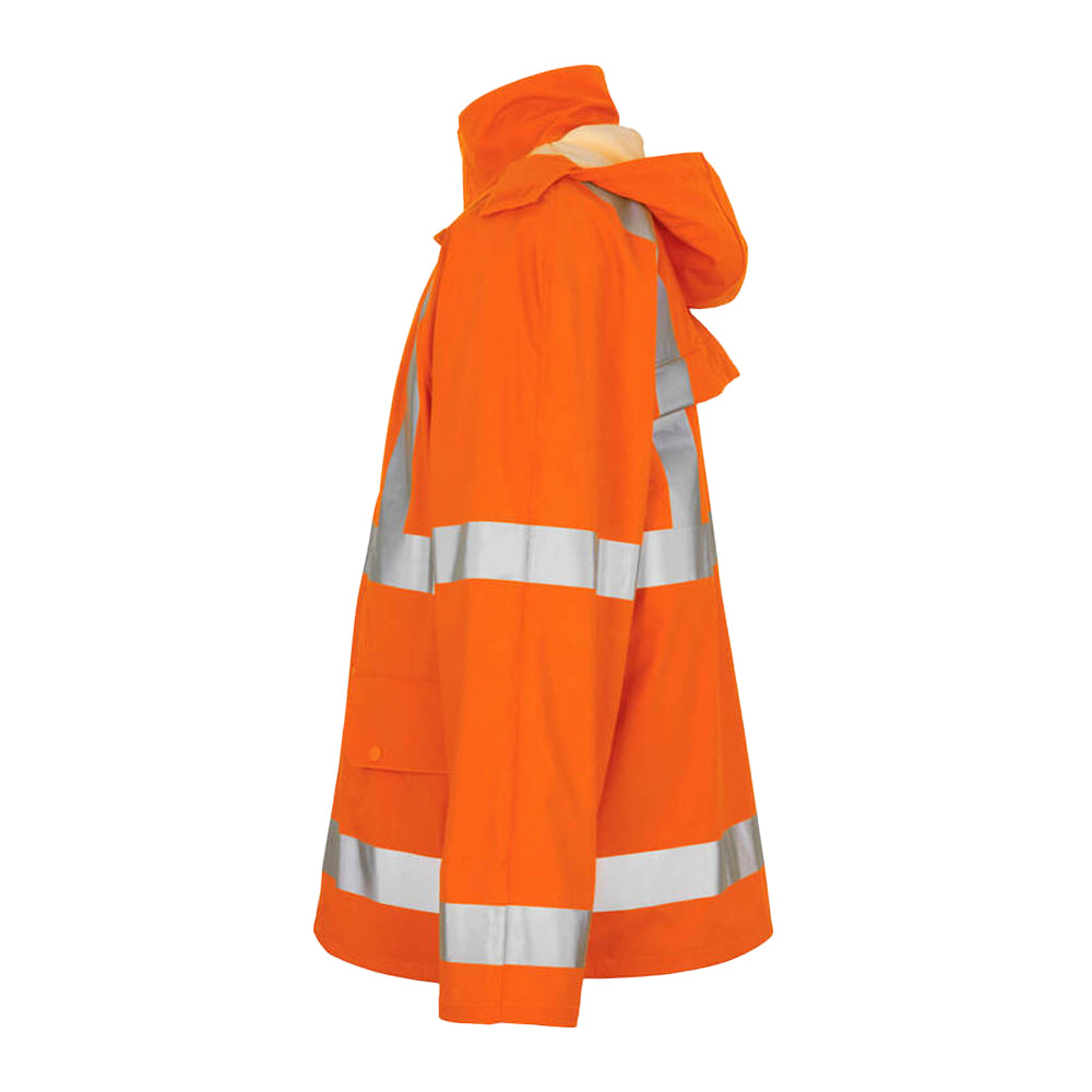 Hi Vis Orange - Lifestyle - Mascot Mens Safe Aqua Rain Jacket