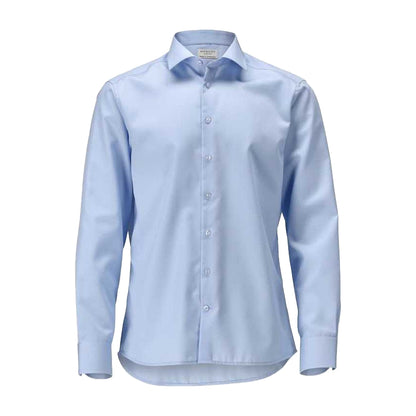Light Blue - Front - Mascot Mens Frontline Poplin Modern Shirt