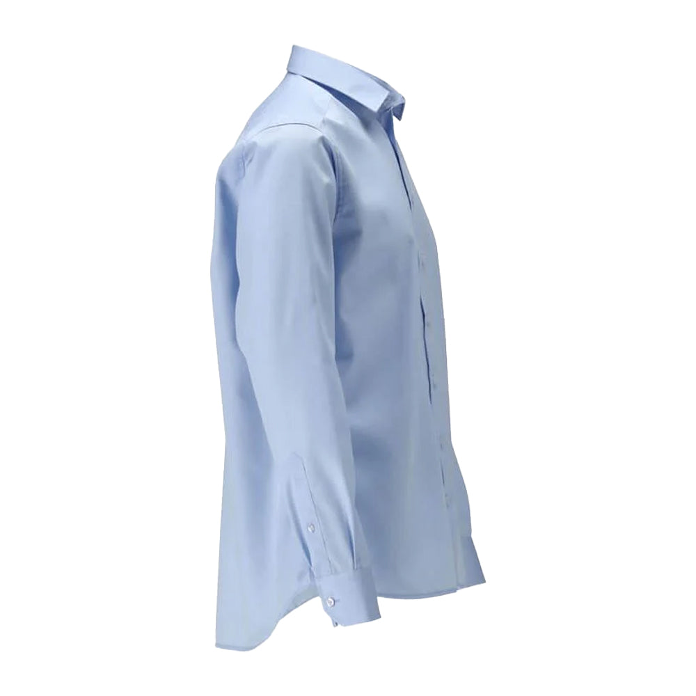 Light Blue - Back - Mascot Mens Frontline Poplin Modern Shirt