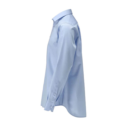 Light Blue - Side - Mascot Mens Frontline Poplin Modern Shirt