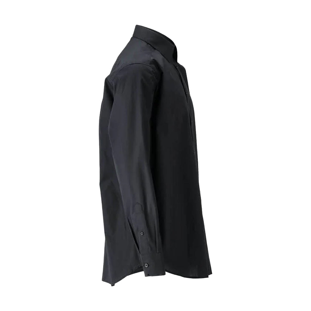 Deep Black - Back - Mascot Mens Frontline Poplin Shirt