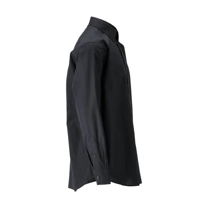 Deep Black - Back - Mascot Mens Frontline Poplin Shirt