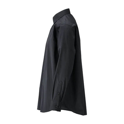 Deep Black - Side - Mascot Mens Frontline Poplin Shirt