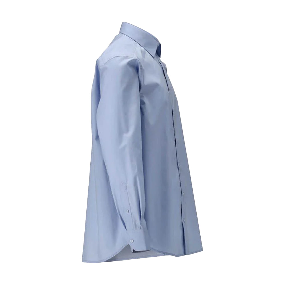 Light Blue - Back - Mascot Mens Frontline Poplin Shirt