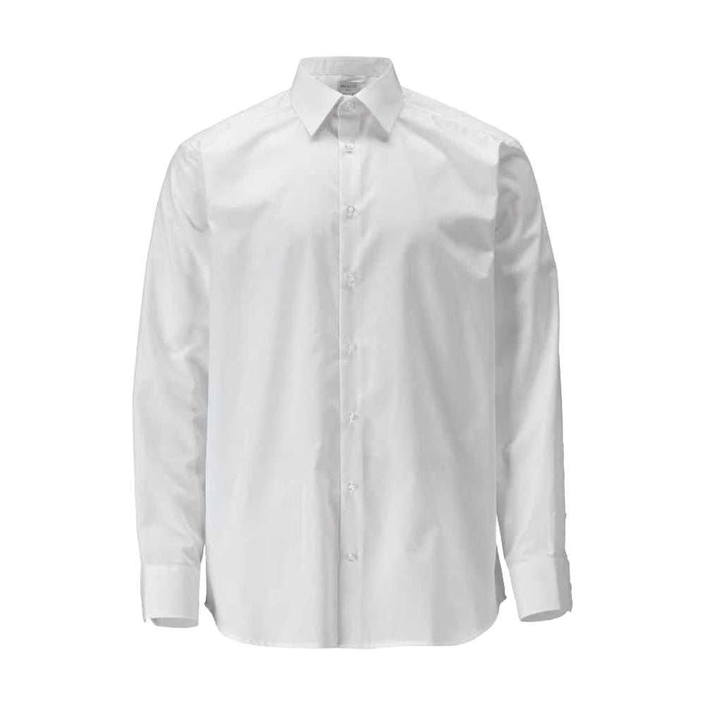 White - Front - Mascot Mens Frontline Poplin Shirt