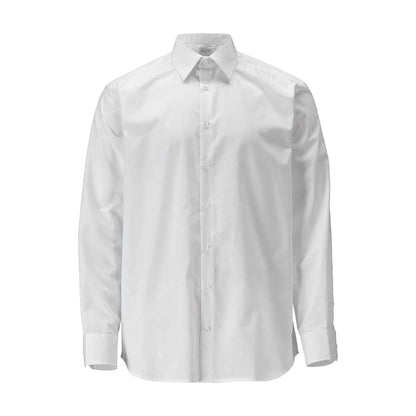 White - Front - Mascot Mens Frontline Poplin Shirt