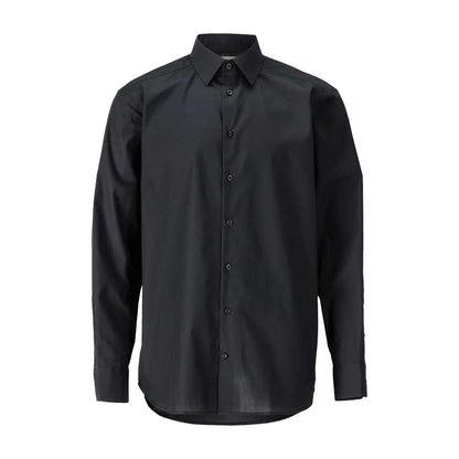 Deep Black - Front - Mascot Mens Frontline Poplin Shirt