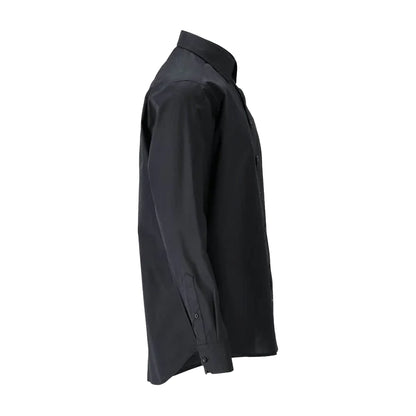Deep Black - Back - Mascot Mens Frontline Poplin Shirt