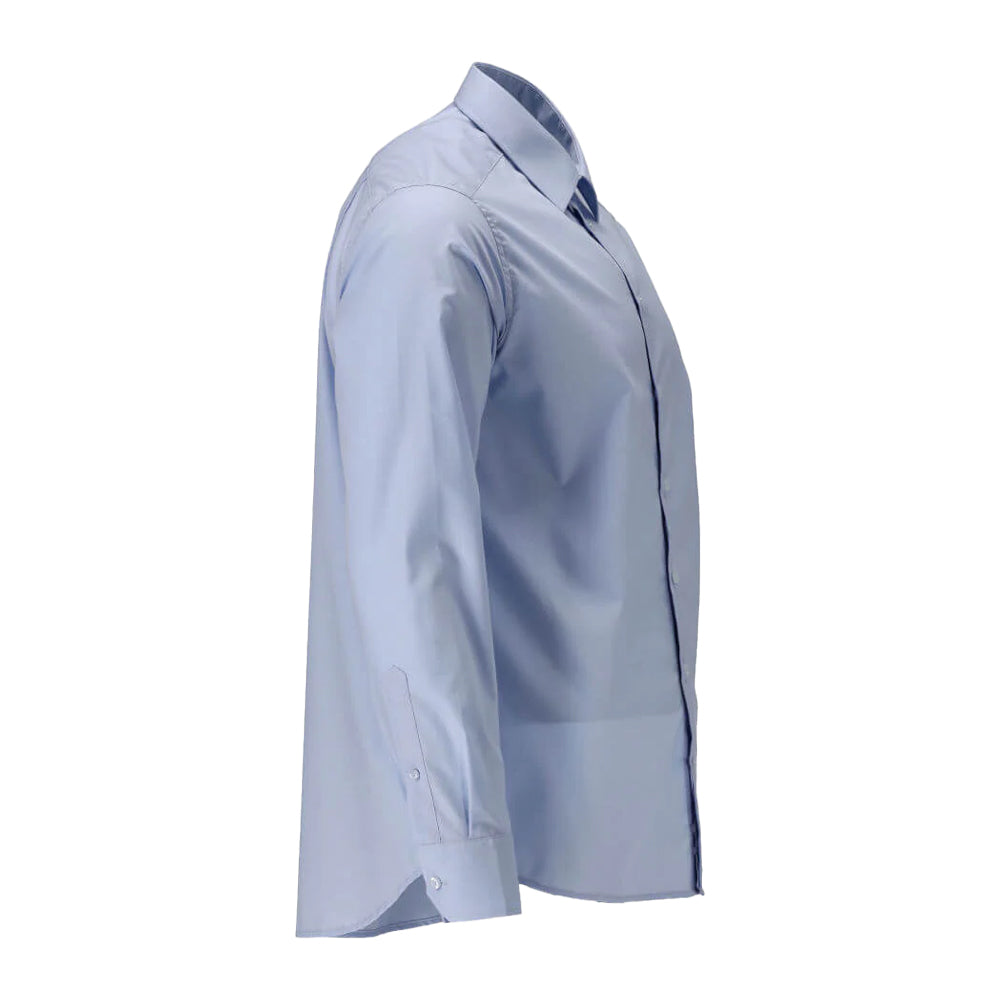 Light Blue - Back - Mascot Mens Frontline Poplin Shirt