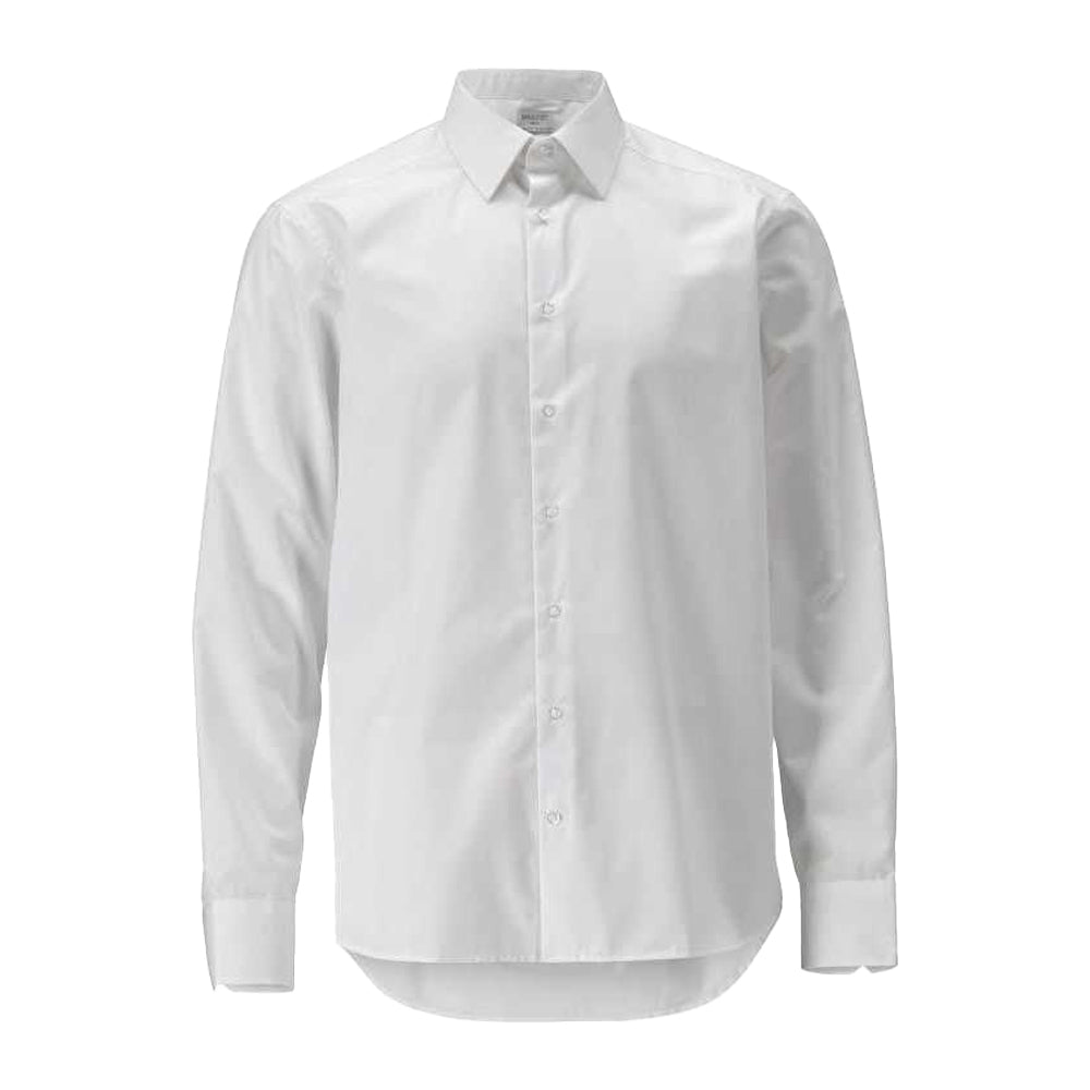 White - Front - Mascot Mens Frontline Poplin Shirt