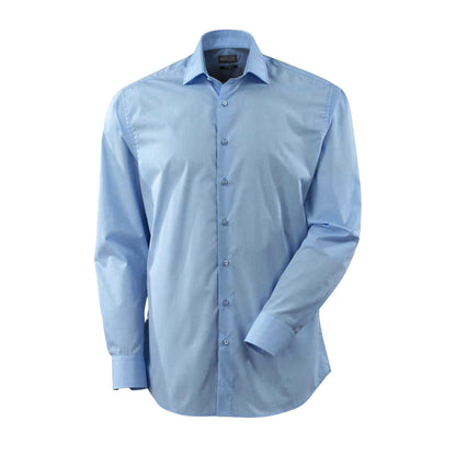 Light Blue - Front - Mascot Mens Frontline Poplin Classic Shirt