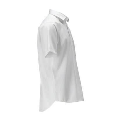White - Back - Mascot Mens Frontline Poplin Short-Sleeved Shirt