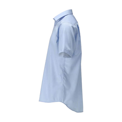 Light Blue - Side - Mascot Mens Frontline Poplin Short-Sleeved Shirt