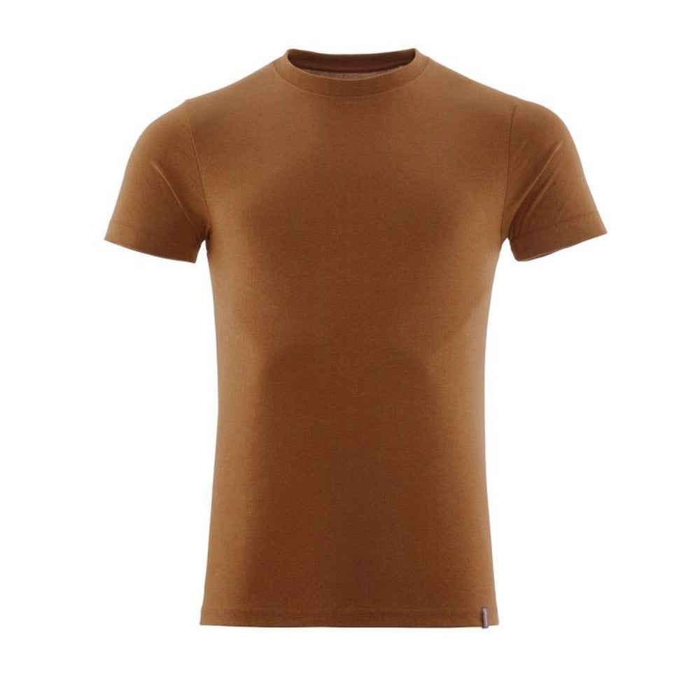 Nut Brown - Front - Mascot Mens Crossover T-Shirt