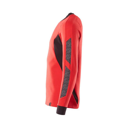 Traffic Red-Black - Side - Mascot Mens Accelerate Sweatshirt
