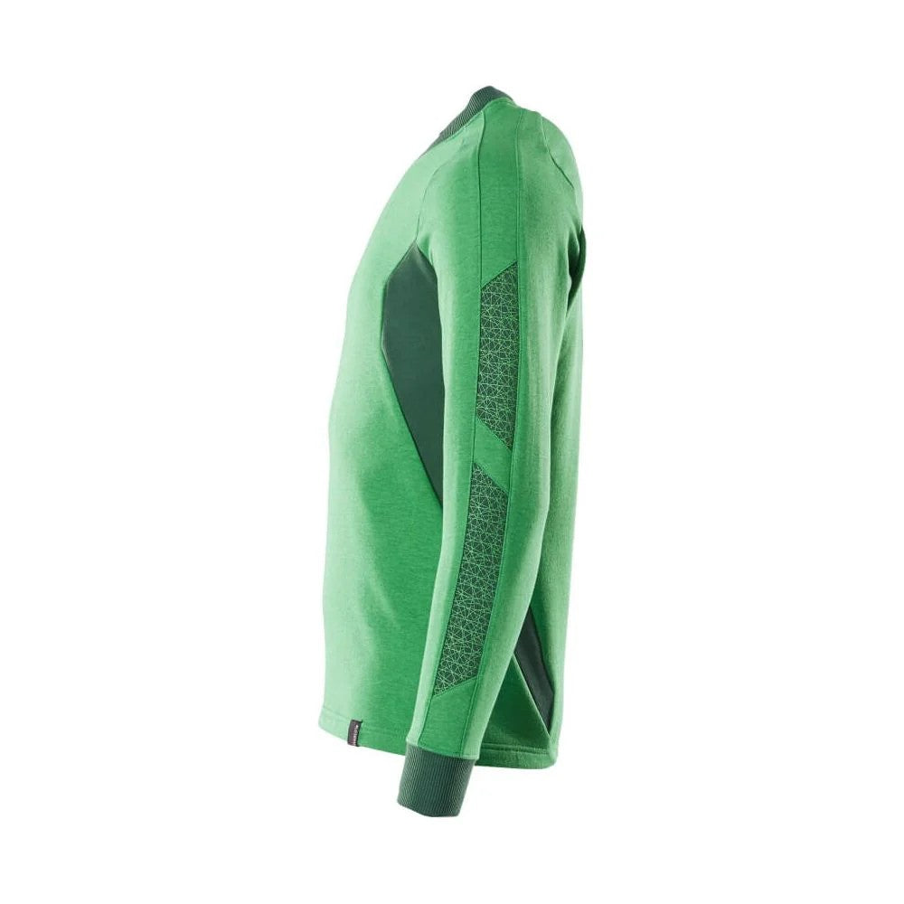 Grass Green-Green - Side - Mascot Mens Accelerate Sweatshirt