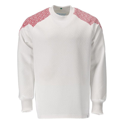 White-Traffic Red - Front - Mascot Mens Food & Care Crew Neck Sweatshirt