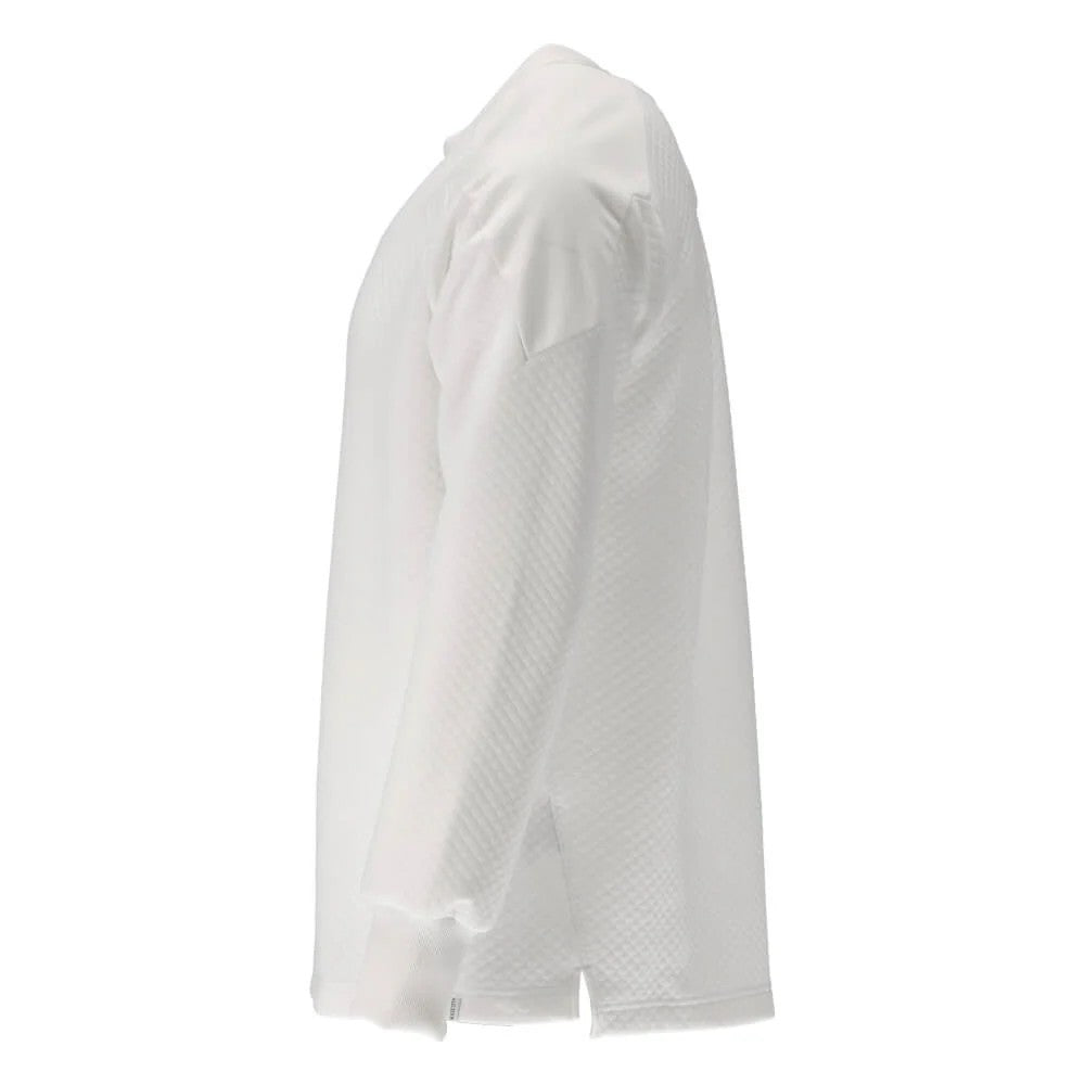 White - Side - Mascot Mens Food & Care Crew Neck Sweatshirt