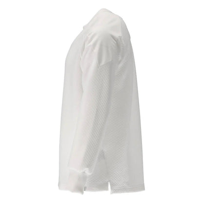White - Side - Mascot Mens Food & Care Crew Neck Sweatshirt