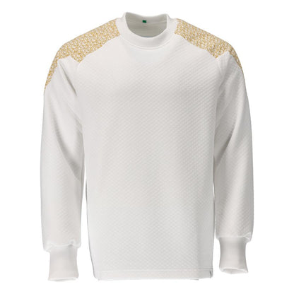 White-Curry - Front - Mascot Mens Food & Care Crew Neck Sweatshirt