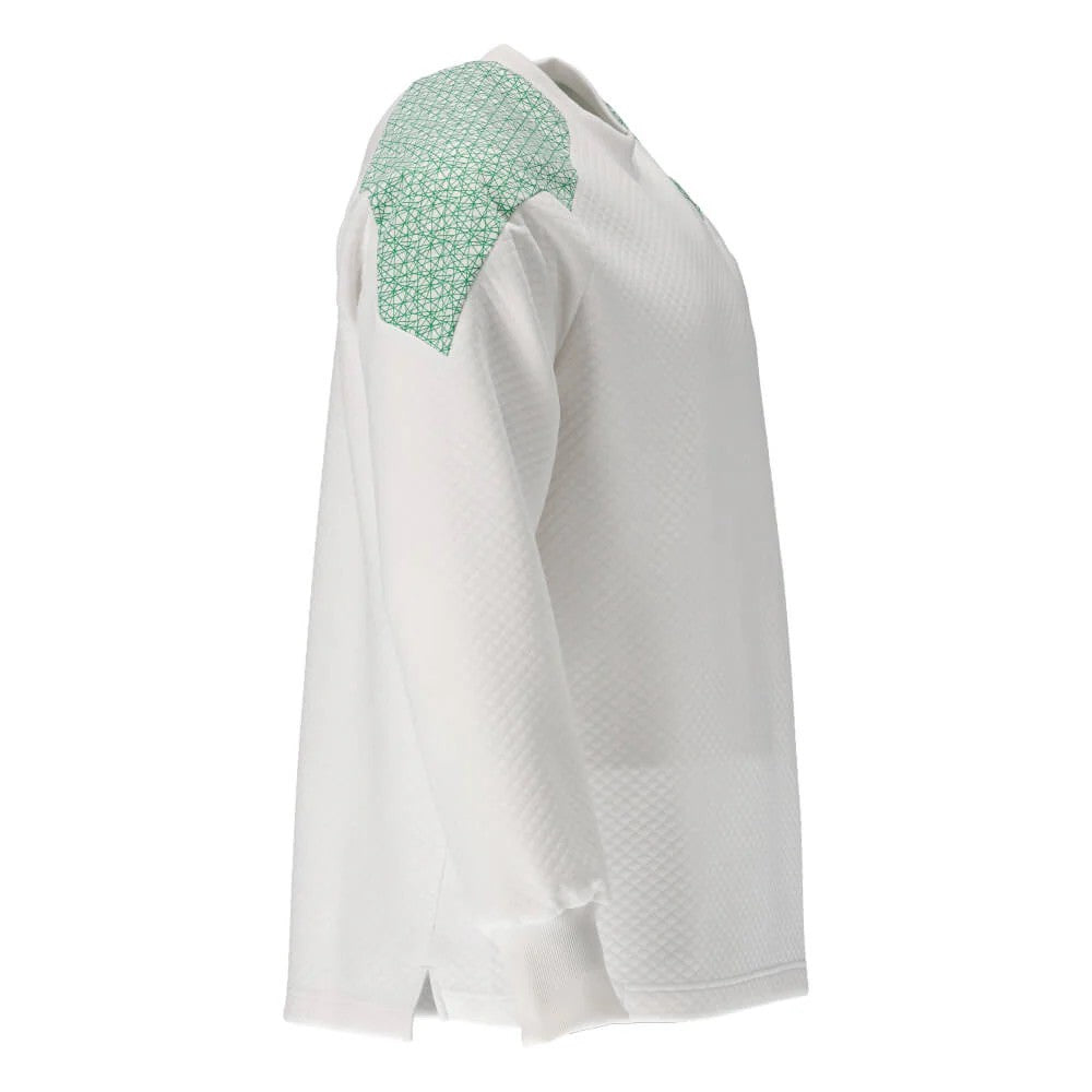 White-Grass Green - Back - Mascot Mens Food & Care Crew Neck Sweatshirt