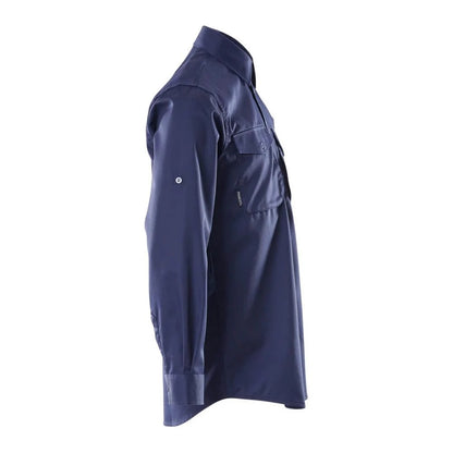 Navy - Back - Mascot Mens Crossover Greenwood Shirt