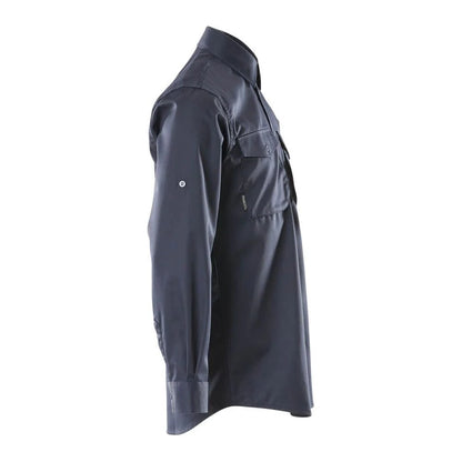 Dark Navy - Back - Mascot Mens Crossover Greenwood Shirt