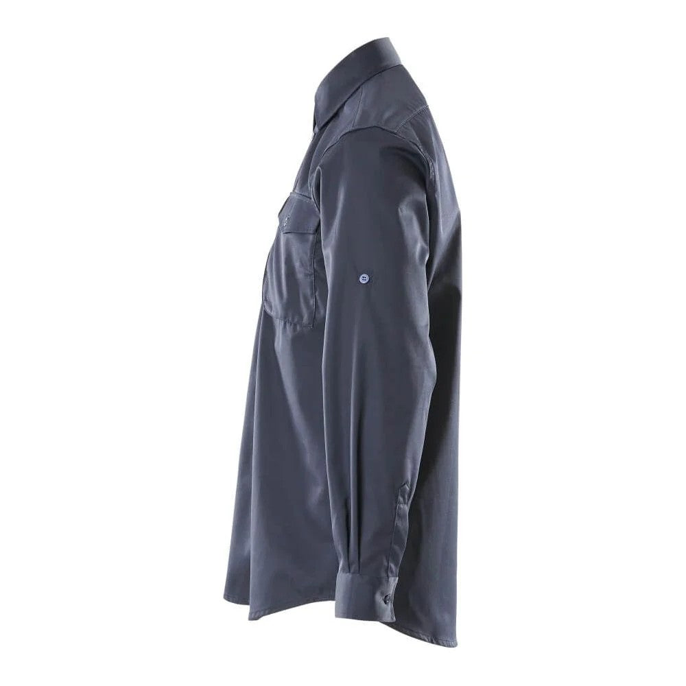 Dark Navy - Side - Mascot Mens Crossover Greenwood Shirt
