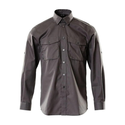 Dark Anthracite - Front - Mascot Mens Crossover Greenwood Shirt