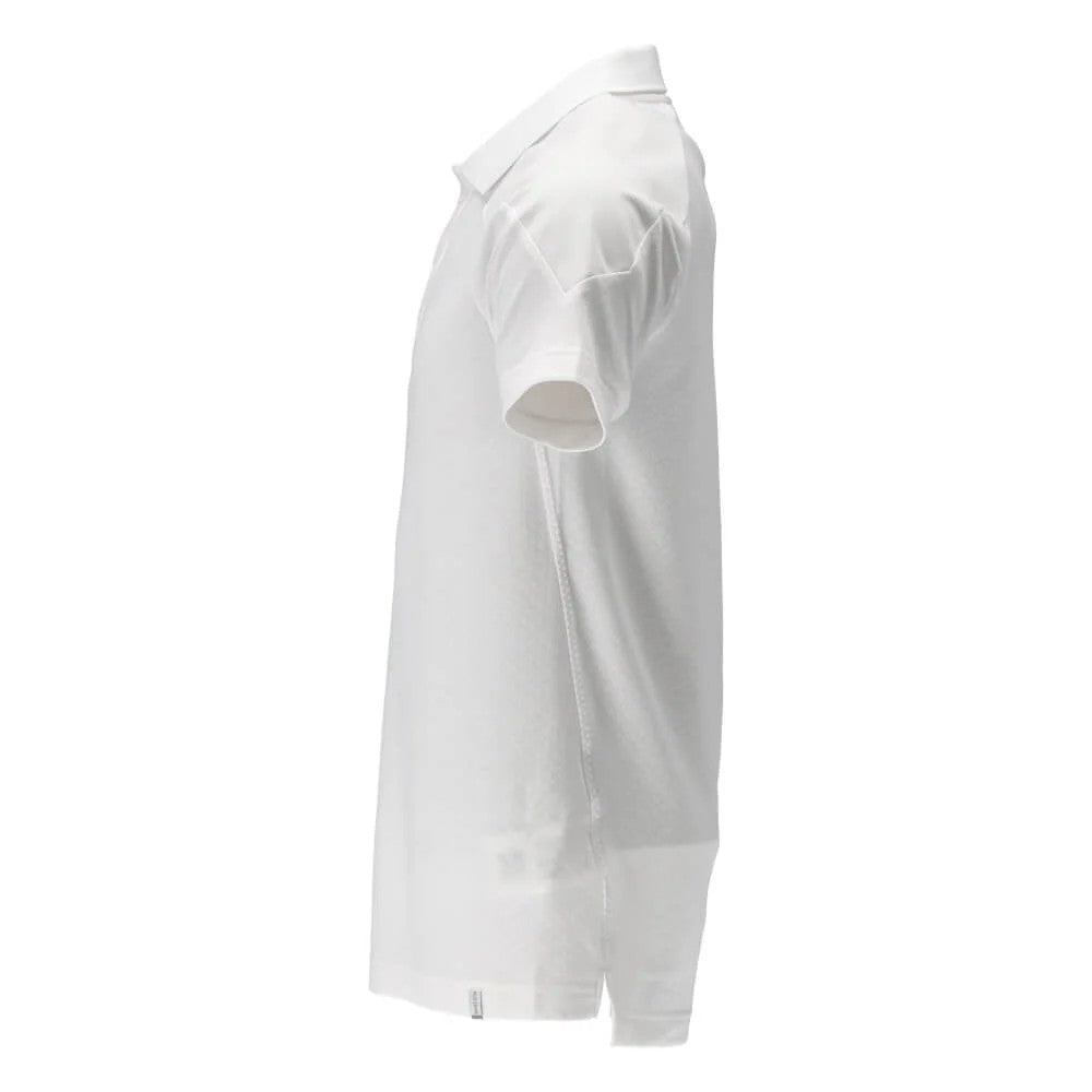 White - Side - Mascot Mens Food & Care Polo Shirt