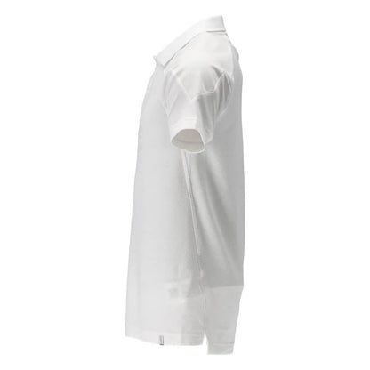 White - Side - Mascot Mens Food & Care Polo Shirt