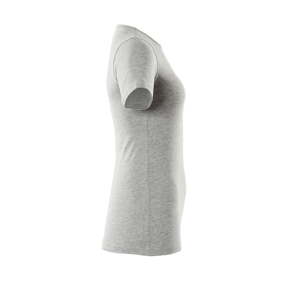Grey - Side - Mascot Womens-Ladies Crossover T-Shirt