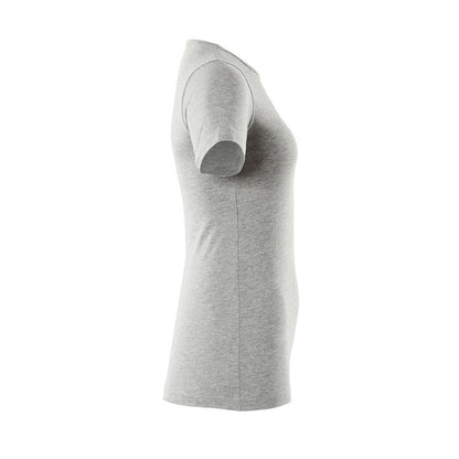 Grey - Side - Mascot Womens-Ladies Crossover T-Shirt