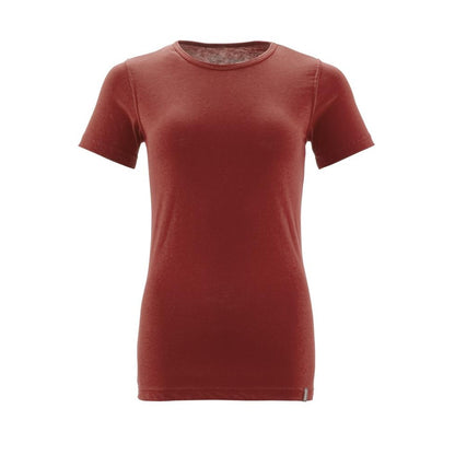 Autumn Red - Front - Mascot Womens-Ladies Crossover T-Shirt