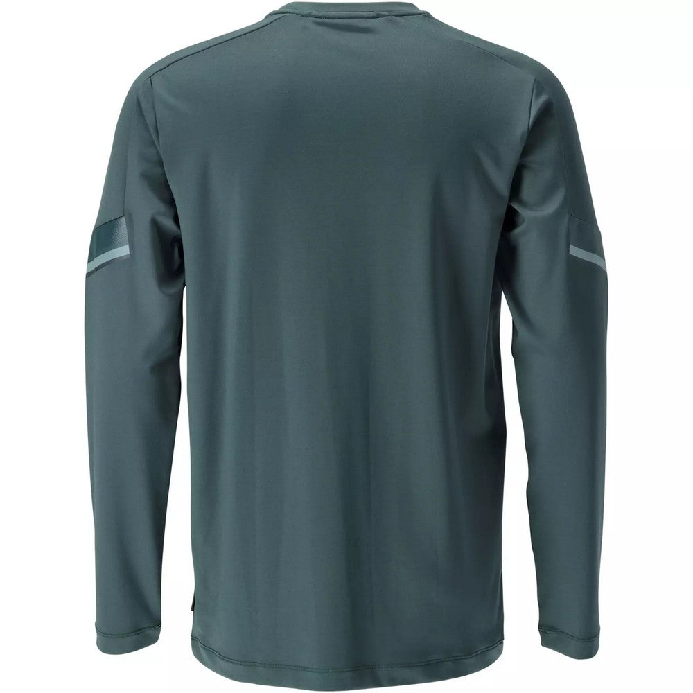 Forest Green - Back - Mascot Mens Customised Long-Sleeved T-Shirt