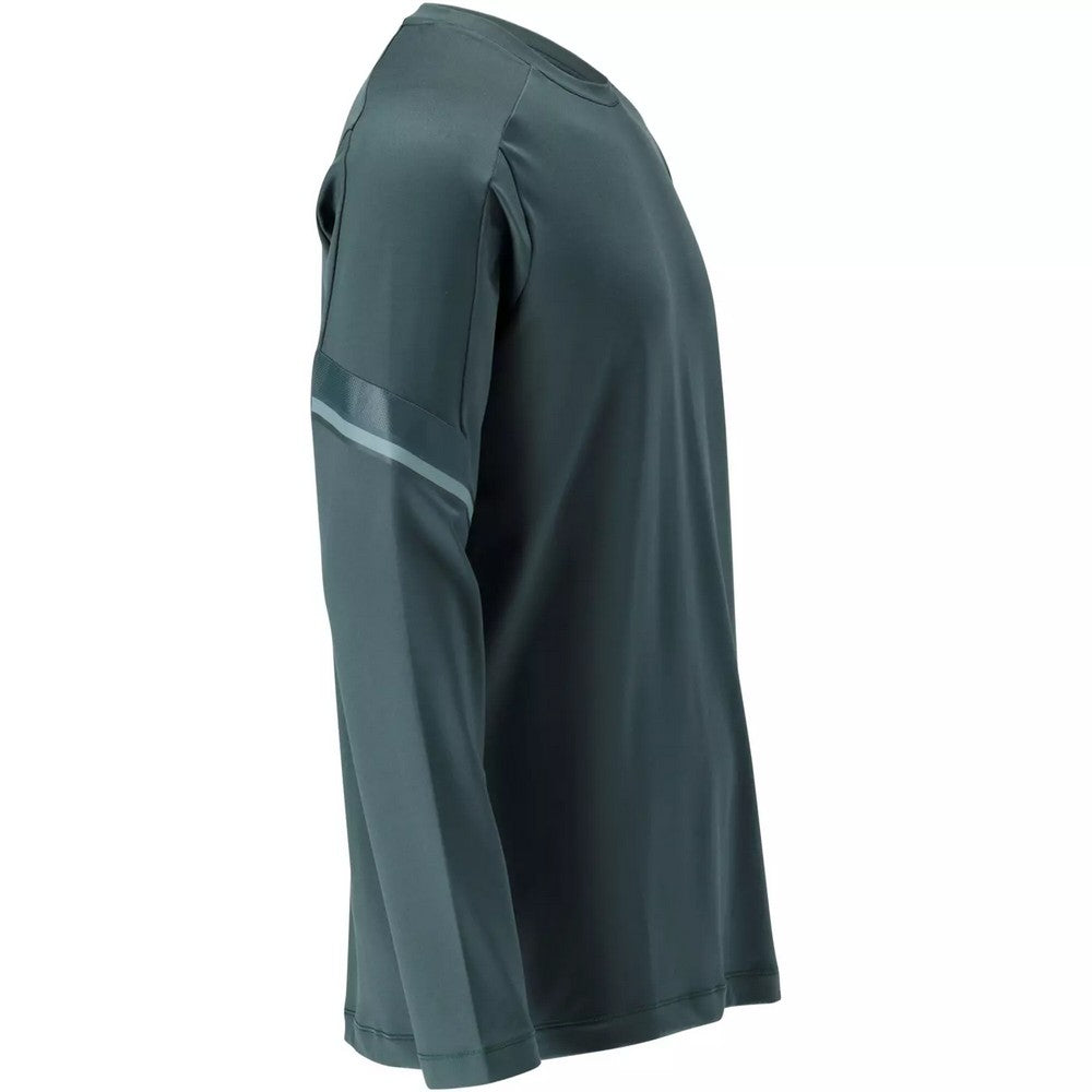 Forest Green - Side - Mascot Mens Customised Long-Sleeved T-Shirt