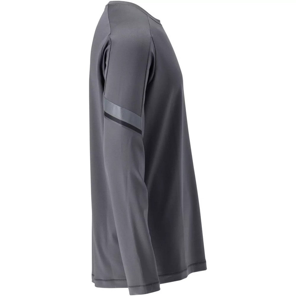 Stone Grey - Side - Mascot Mens Customised Long-Sleeved T-Shirt