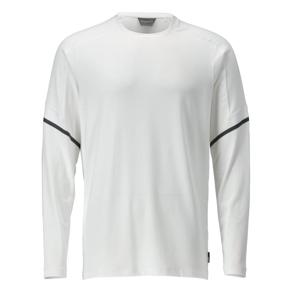 White - Front - Mascot Mens Customised Long-Sleeved T-Shirt