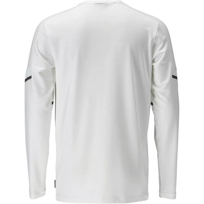 White - Back - Mascot Mens Customised Long-Sleeved T-Shirt