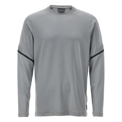 Silver Grey - Front - Mascot Mens Customised Long-Sleeved T-Shirt