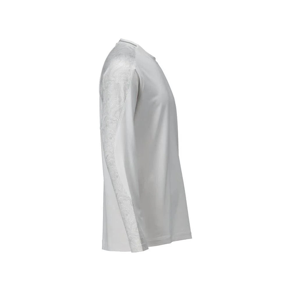 White - Back - Mascot Mens Customised Long-Sleeved T-Shirt