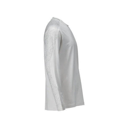 White - Back - Mascot Mens Customised Long-Sleeved T-Shirt